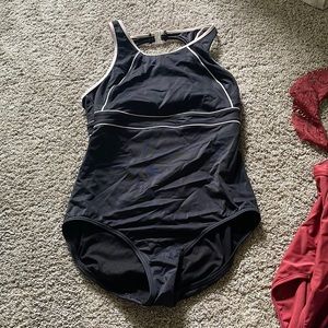 Lands end one piece swimsuit